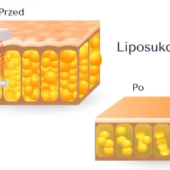 Liposukcja kawitacyjna efekty: przed i po zabiegu. Zmniejszenie ilości komórek tłuszczowych w tkance.