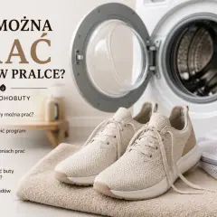 Poradnik o praniu butów w pralce. Dowiedz się, w ilu stopniach prać buty, by były jak nowe.