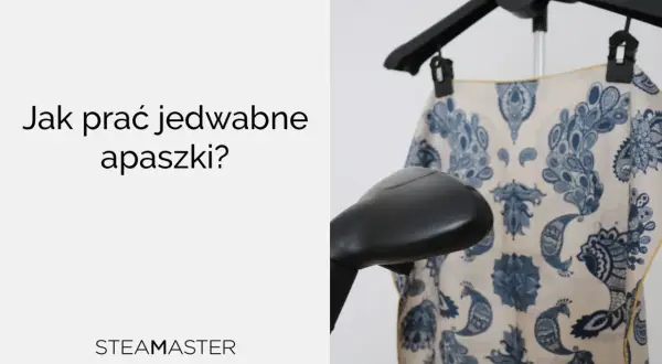 Jedwabne apaszki z pięknym wzorem pawia są delikatne. Jak prać jedwabne apaszki, by zachować ich piękno? Para z parownicy Steamaster pomoże.