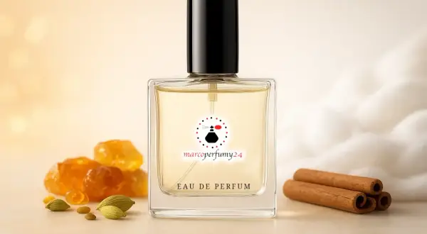 Elegancka butelka perfum z nutami cynamonu i kardamonu. Czy to piżmo co to za zapach?