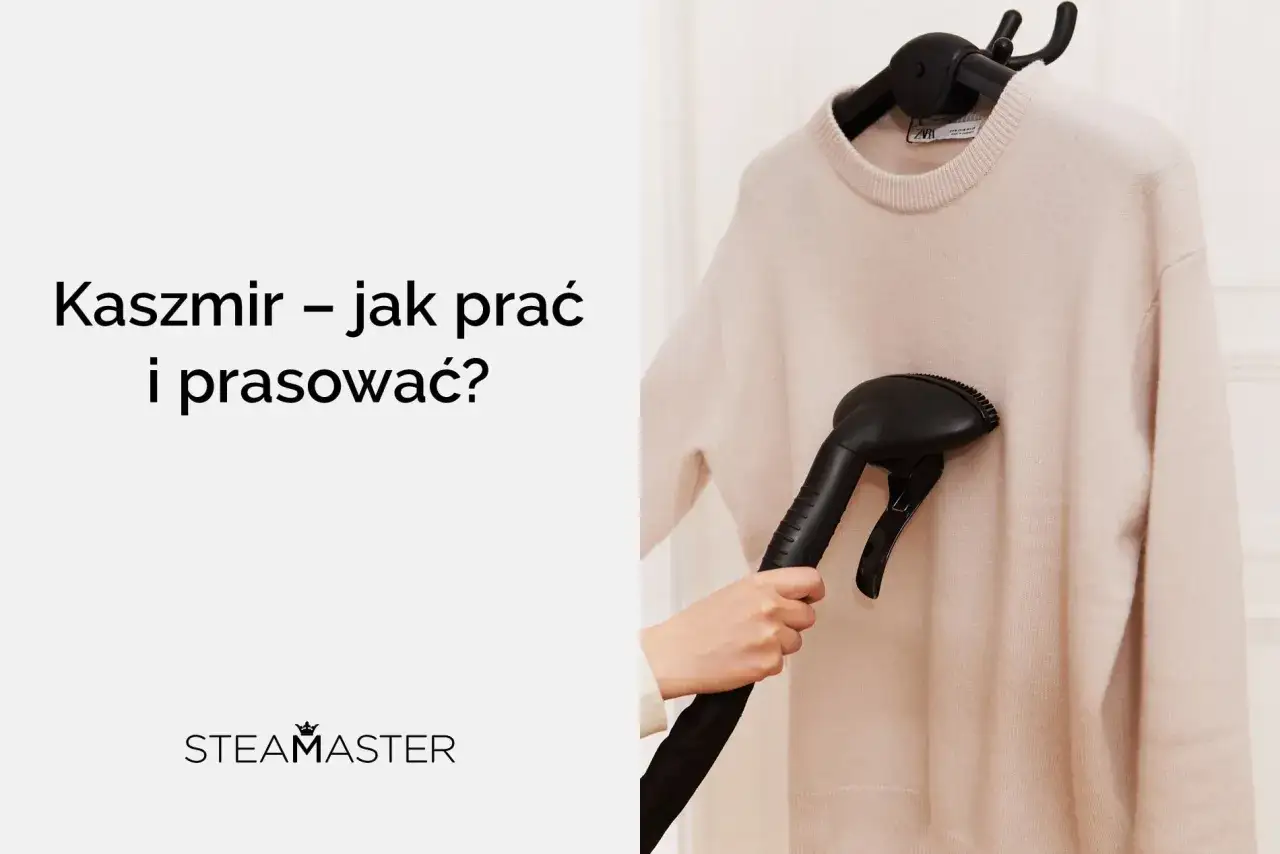 Delikatny sweter kaszmirowy jest odświeżany parownicą. Dowiedz się, jak prać kaszmir, by zachować jego piękno.